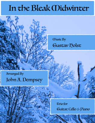 Book cover for In the Bleak Midwinter (Trio for Guitar, Cello and Piano)