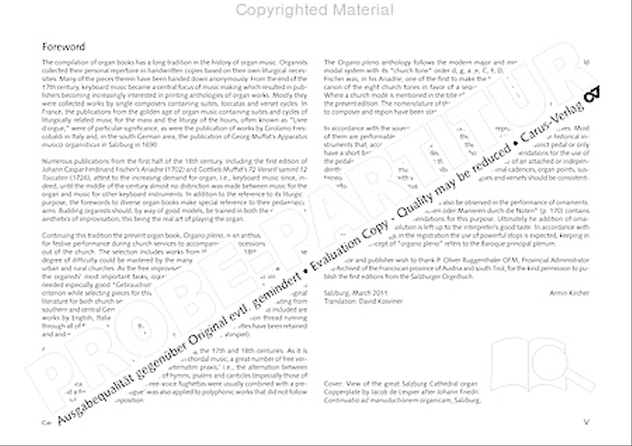 Organo pleno. Orgelstucke zum Ein- und Auszug Organ Solo scores gallery preview page 7