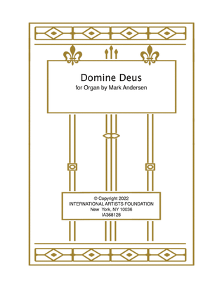 Domine Deus for organ by Mark Andersen