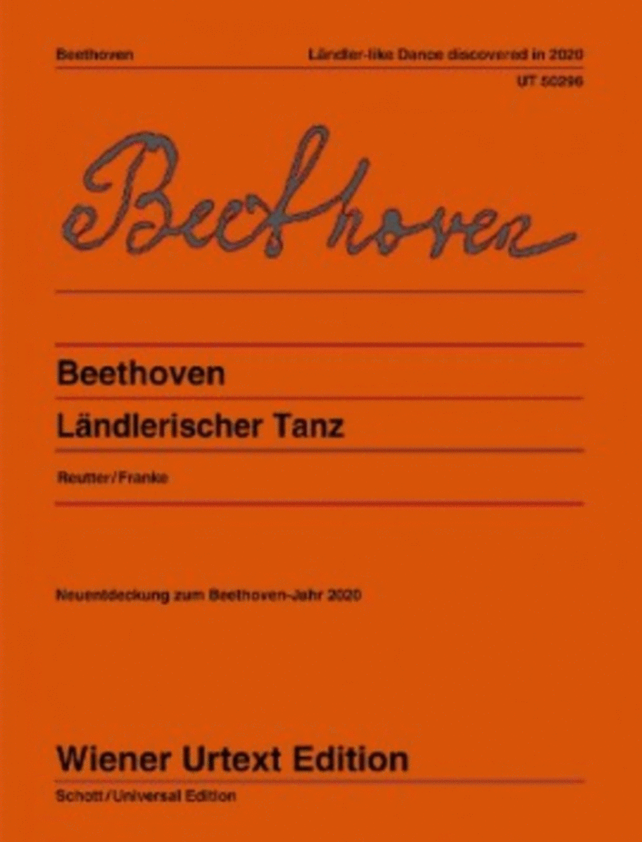 Beethoven - Landischer Dance For Piano