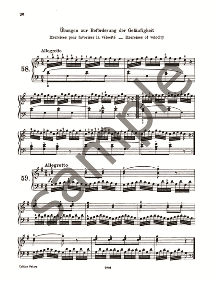 First Tutor Op. 599 for Piano Piano scores gallery preview page 9