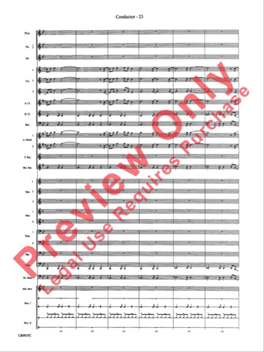 A Charlie Brown Christmas Concert Band scores gallery preview page 26