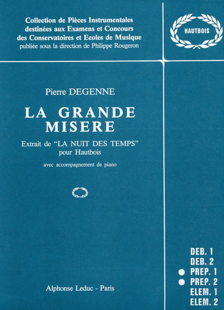 La Grande Misere (oboe & Piano)