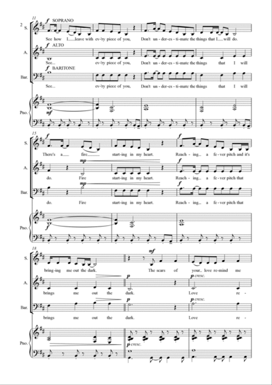 Rolling In The Deep Rolling In The Deep 3-Part scores gallery preview page 3