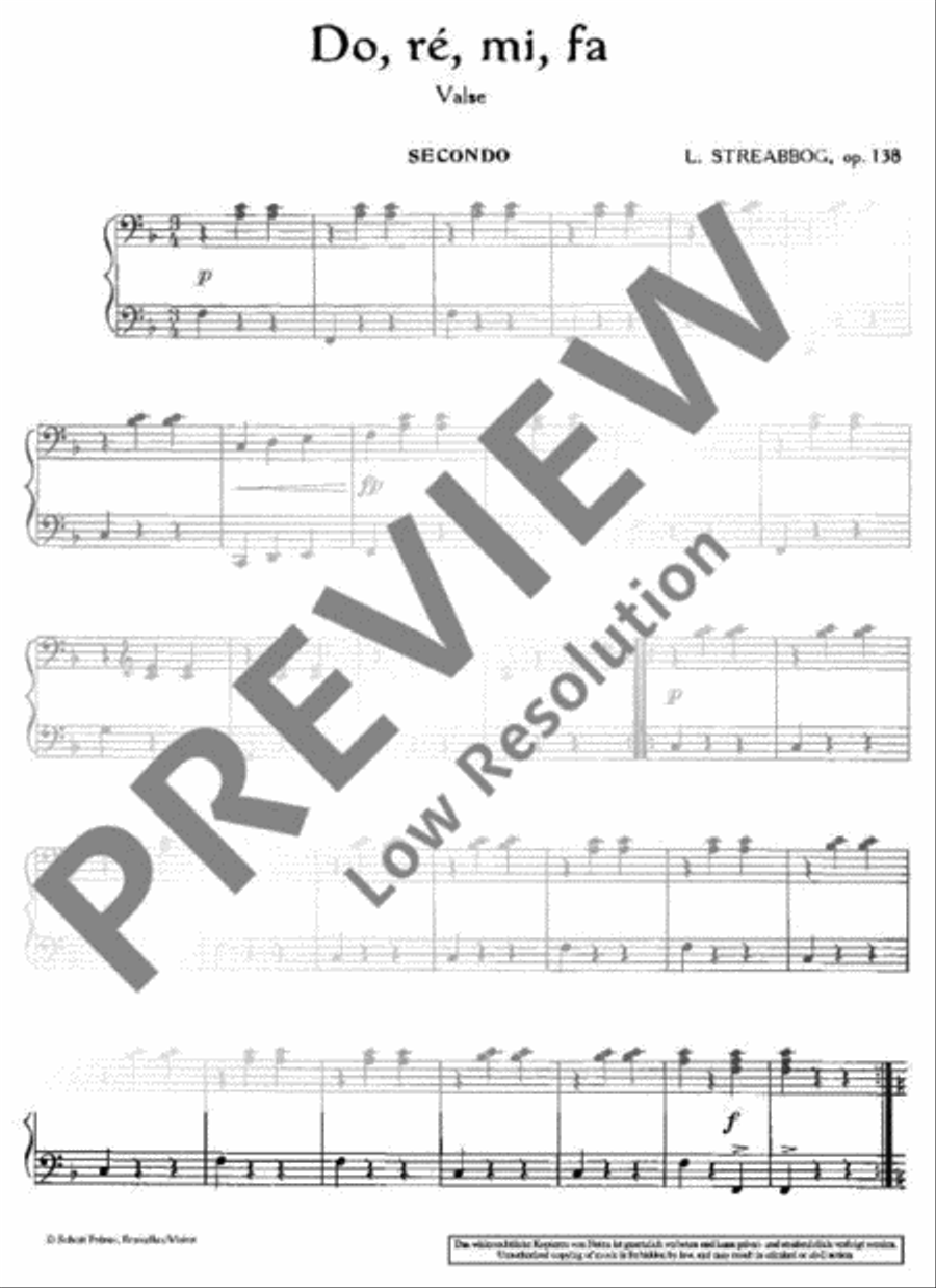 Do, ré, mi-fa Do, ré, mi-fa Piano Duet scores gallery preview page 3