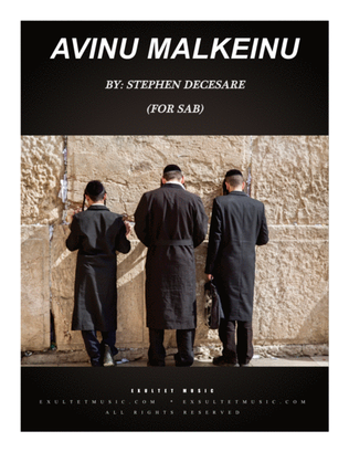 Book cover for Avinu Malkeinu (for SAB)