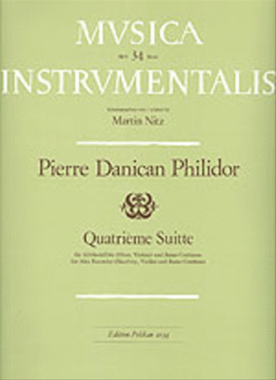 Quatrieme Suite Alto Recorder scores gallery preview page 1
