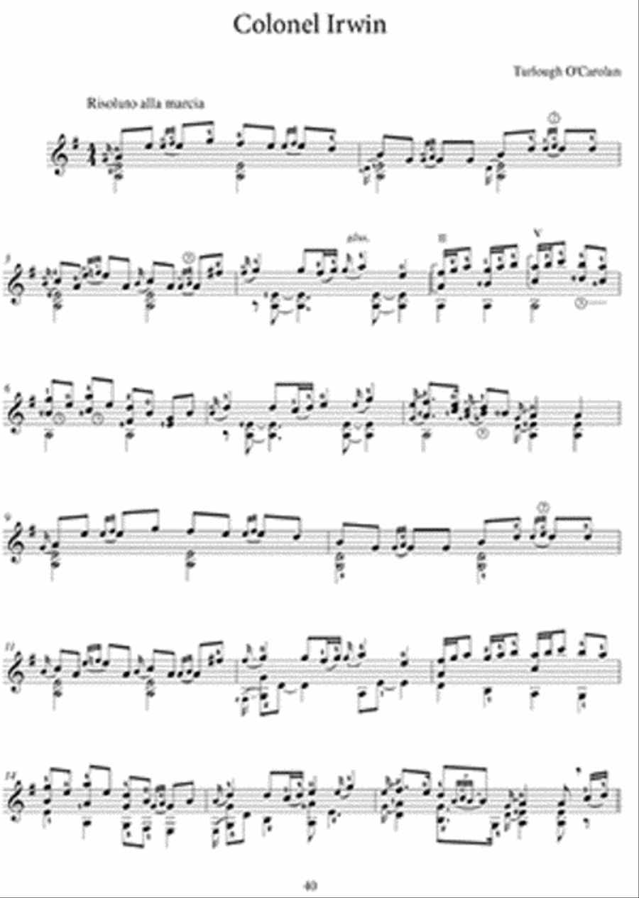 O'Carolan Favorites for Classical Guitar Lute scores gallery preview page 3