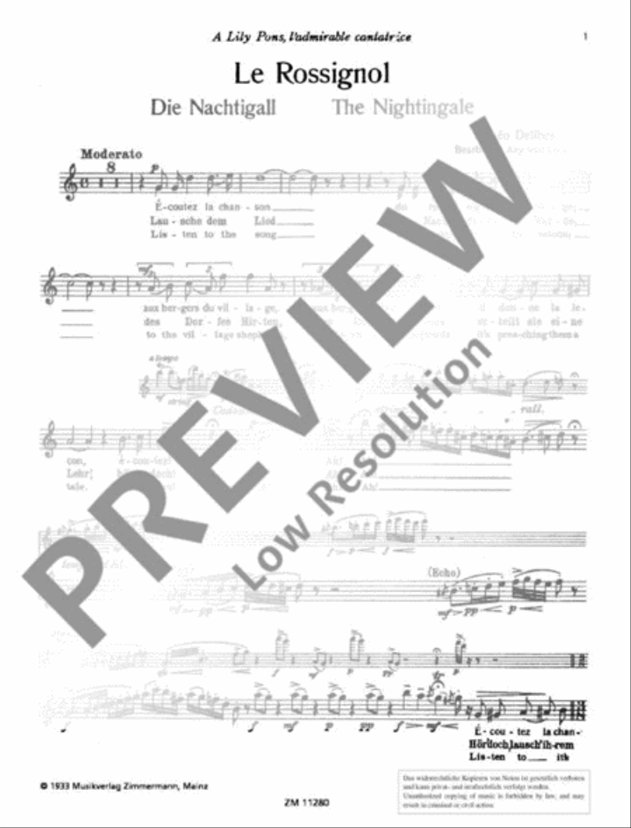 The Nightingale Flute scores gallery preview page 18