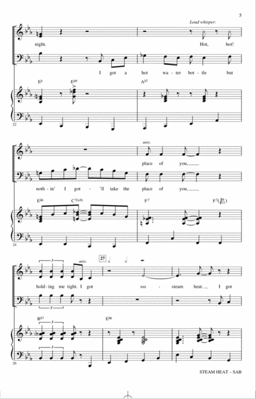 Steam Heat Steam Heat 3-Part scores gallery preview page 4