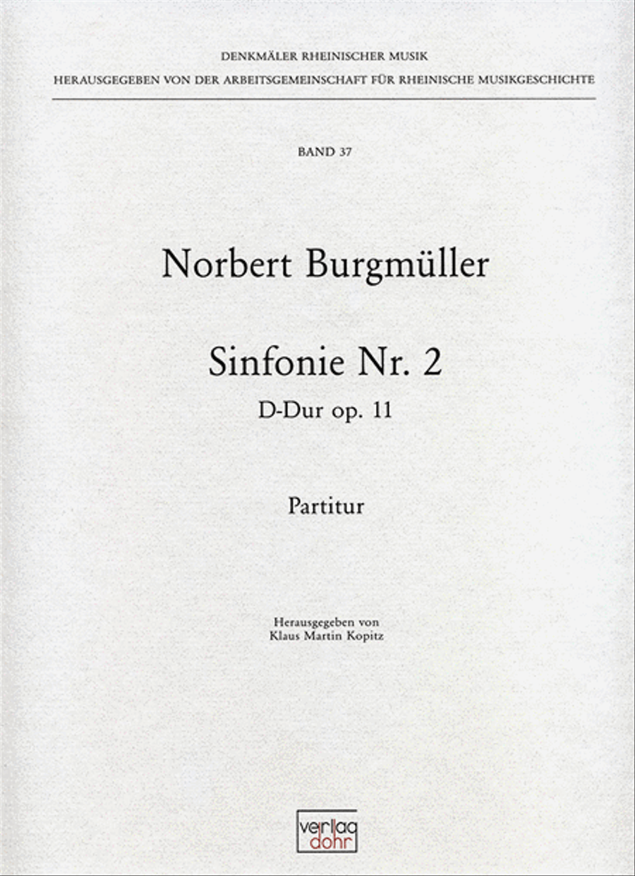 Sinfonie Nr. 2 D-Dur op. 11 (vervollständigt von Robert Schumann) Full Orchestra scores gallery preview page 1