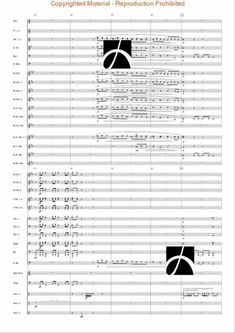 Kraftwerk Concert Band scores gallery preview page 10