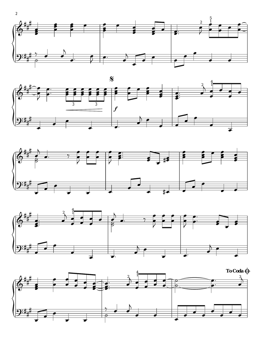 What I've Been Looking For Piano Solo scores gallery preview page 2