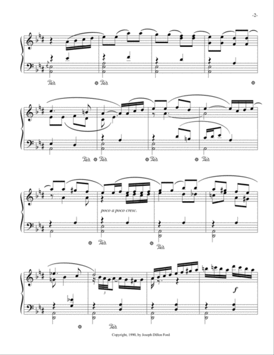 Caprice en forme d'arabesques (Caprice in the Form of Arabesques) for piano solo Piano Solo scores gallery preview page 2