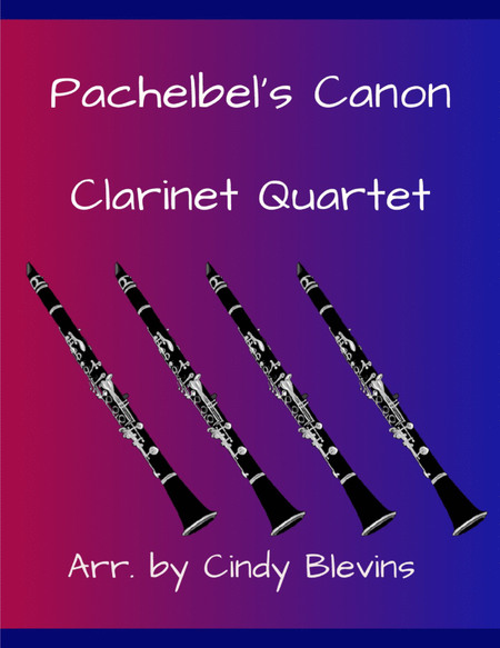 Pachelbel's Canon, for Clarinet Quartet image number null