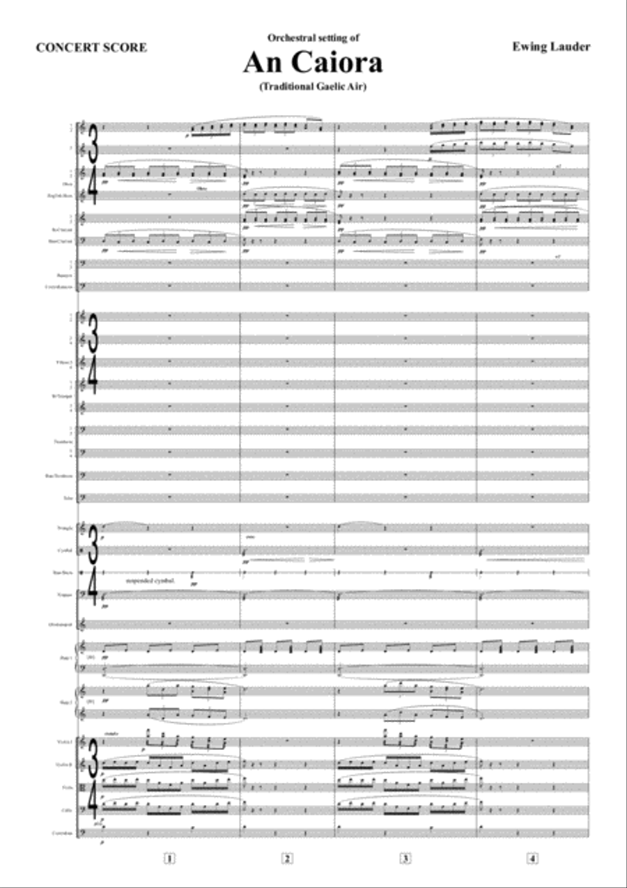 An Caiora An Caiora Full Orchestra scores gallery preview page 2