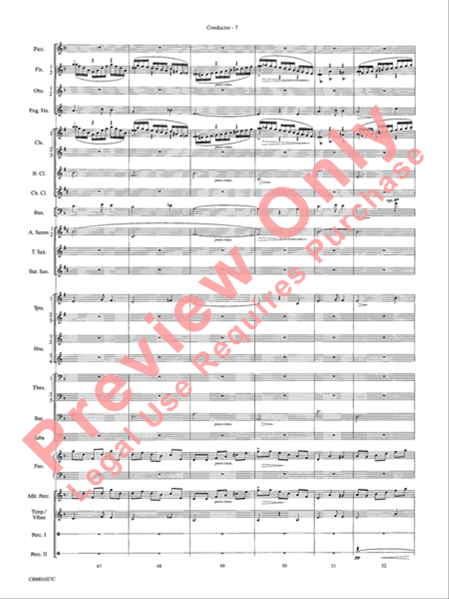Harry Potter Symphonic Suite Concert Band scores gallery preview page 10