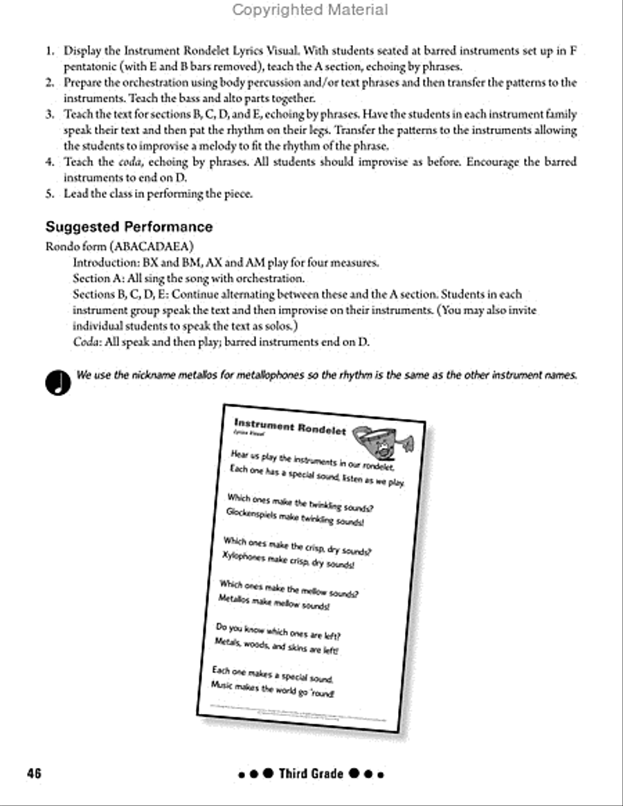 What to Teach When - Grades 2-3 CD scores gallery preview page 8