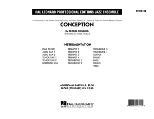 Book cover for Conception - Conductor Score (Full Score)
