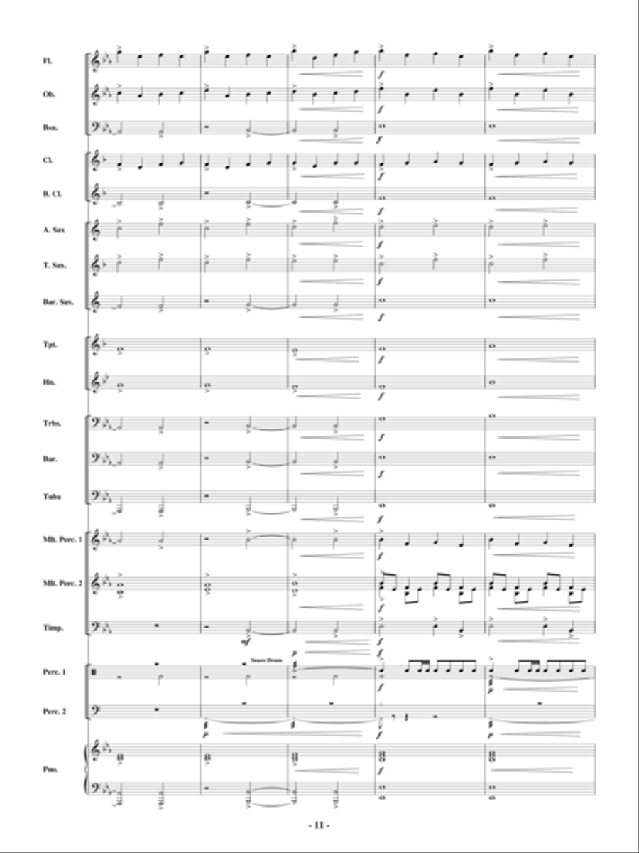Holiday Bells Are Ringing Concert Band scores gallery preview page 10