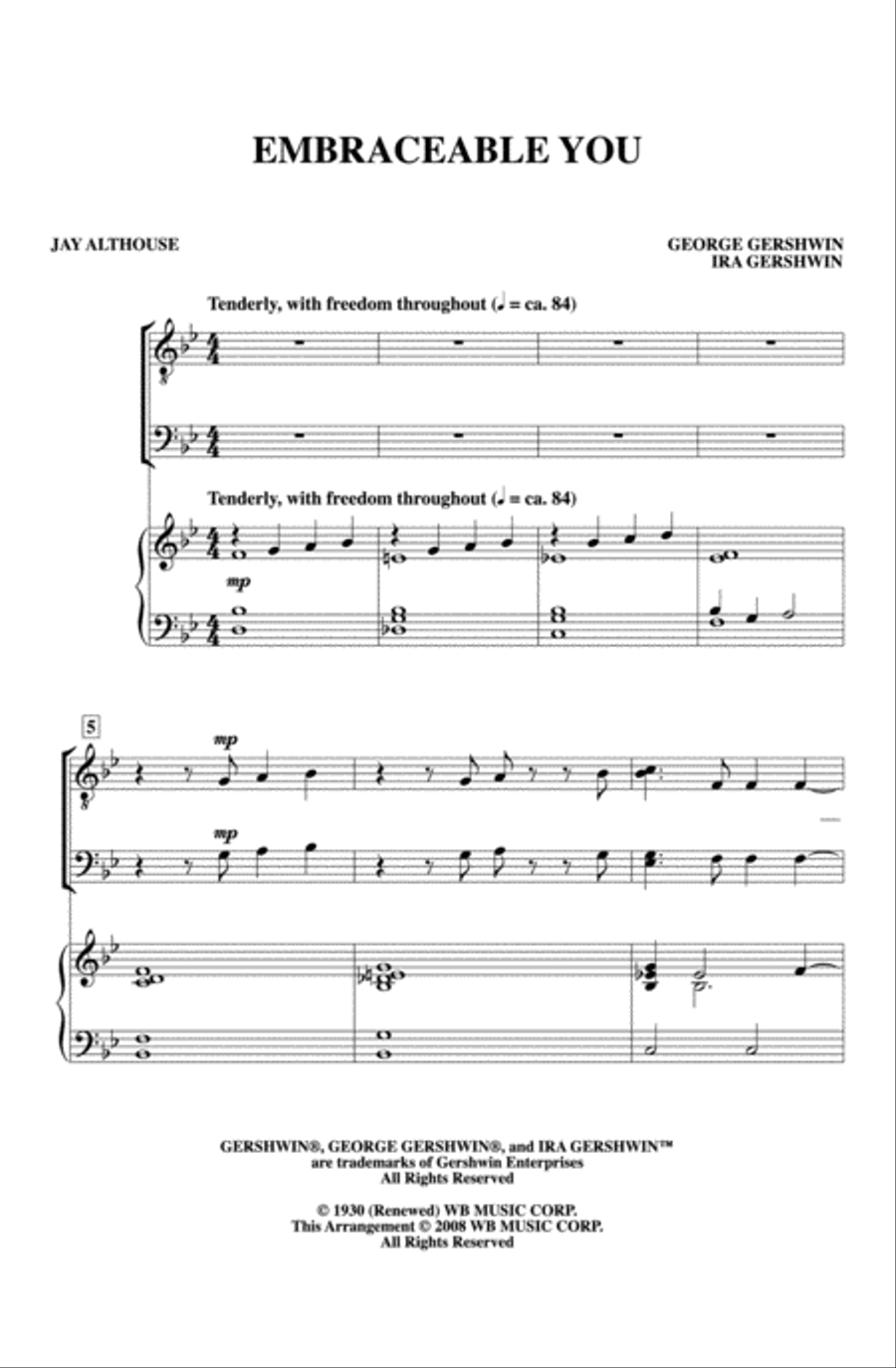 Embraceable You Men's Choir scores gallery preview page 7