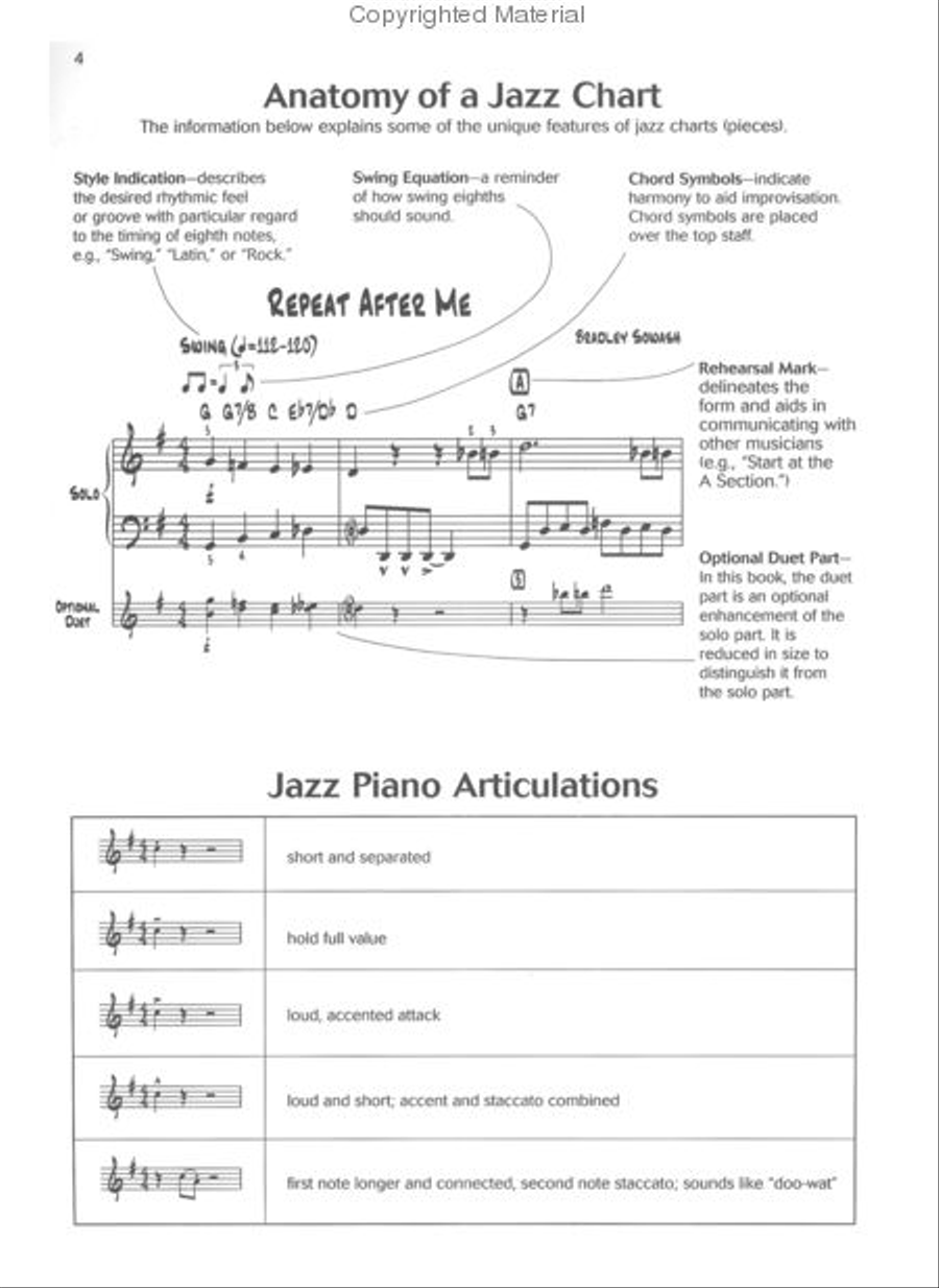 That's Jazz Performance, Book 2: Walk the Talk Piano Method scores gallery preview page 2