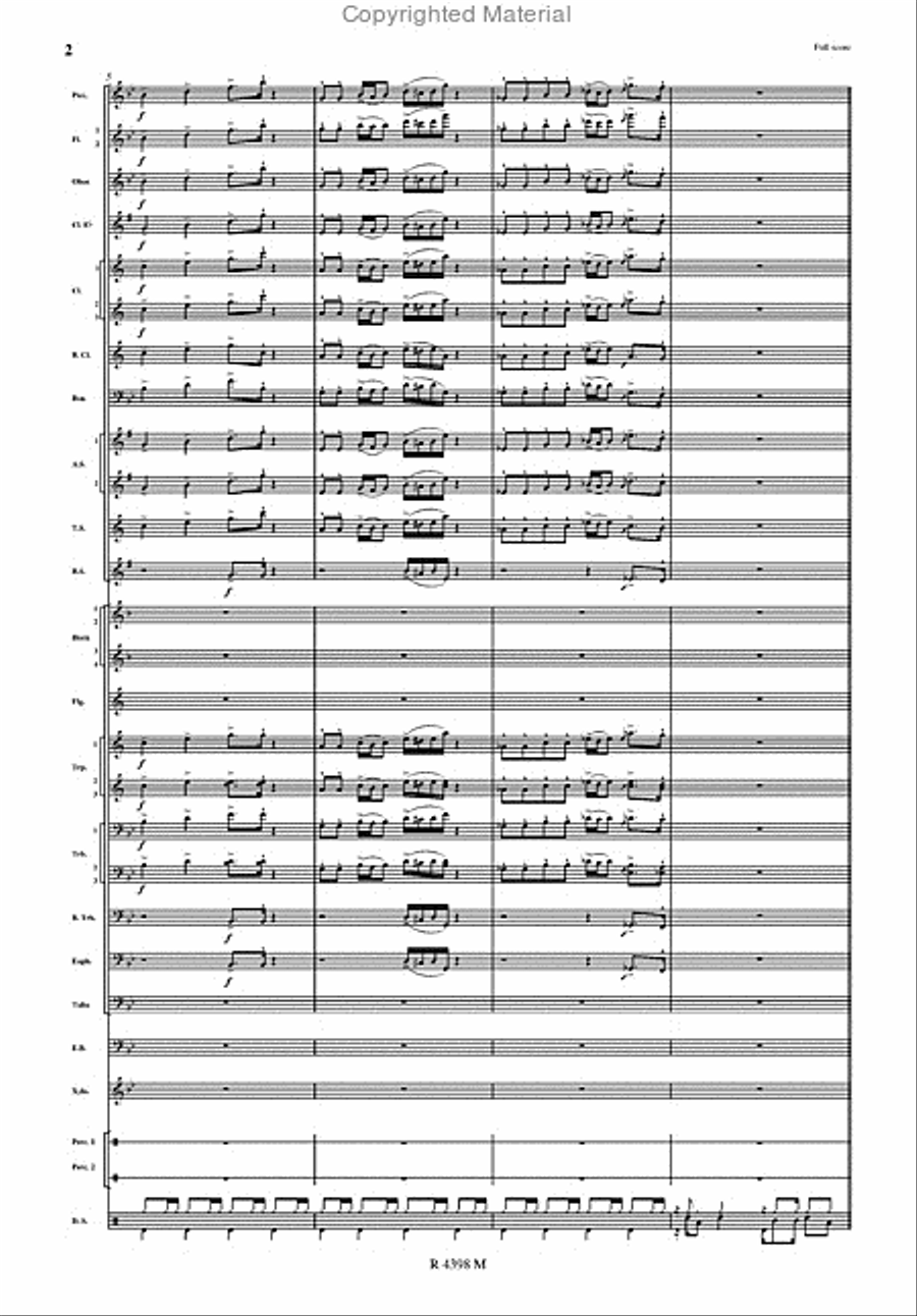 Sir Duke Concert Band scores gallery preview page 3