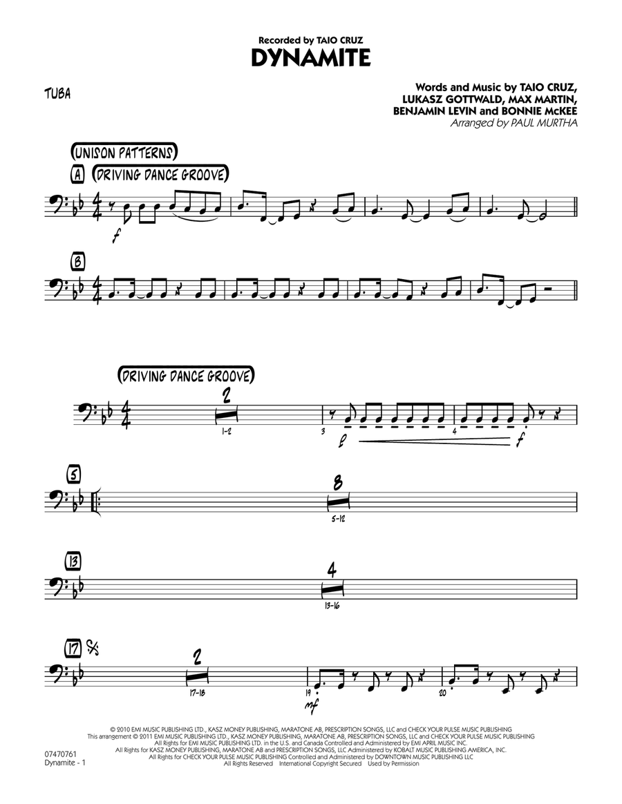 Dynamite - Tuba