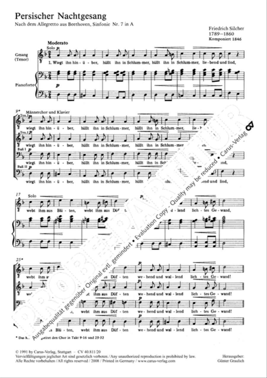Persischer Nachtgesang 3-Part scores gallery preview page 2