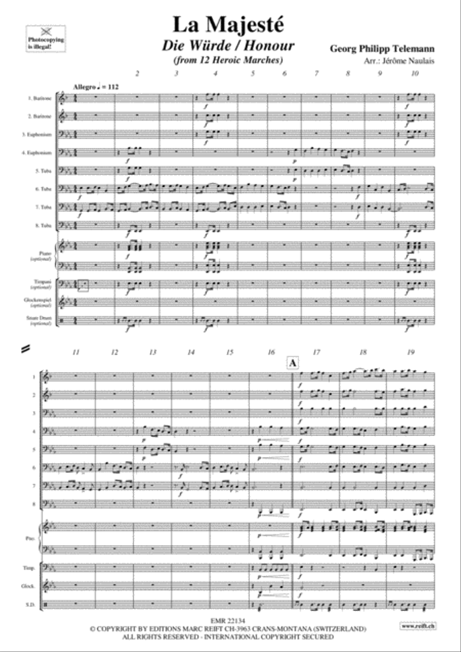 La Majeste Brass Ensemble scores gallery preview page 3