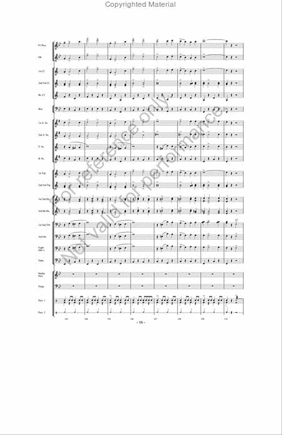 March Jubilee March Jubilee Concert Band scores gallery preview page 15