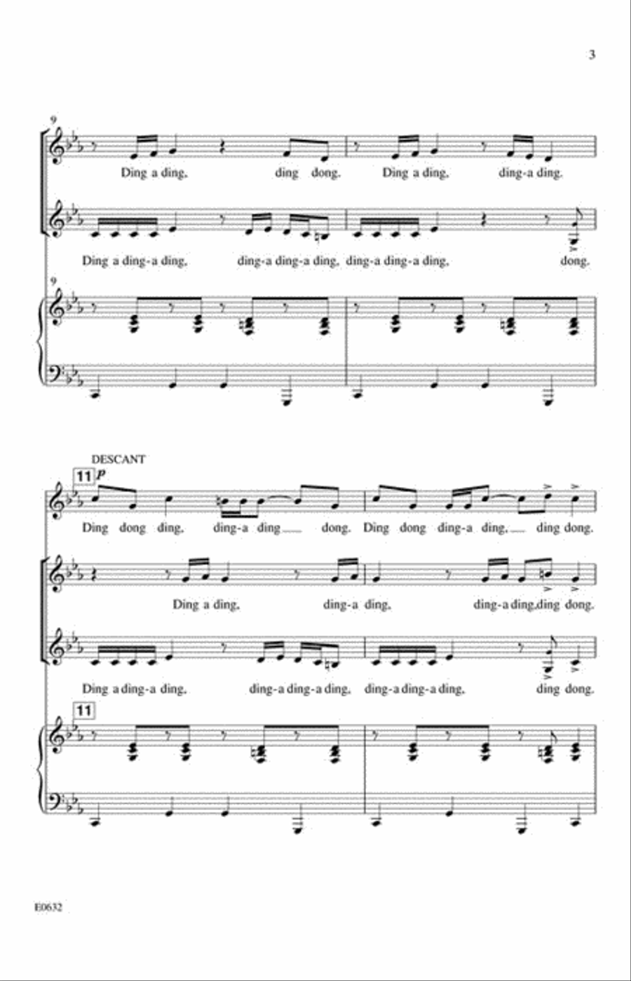 Ding-a Ding-a Ding 2-Part scores gallery preview page 3