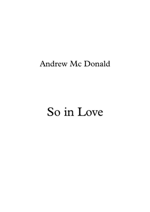 Book cover for So In Love