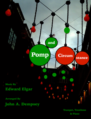 Book cover for Pomp and Circumstance (Trio for Trumpet, Trombone and Piano)