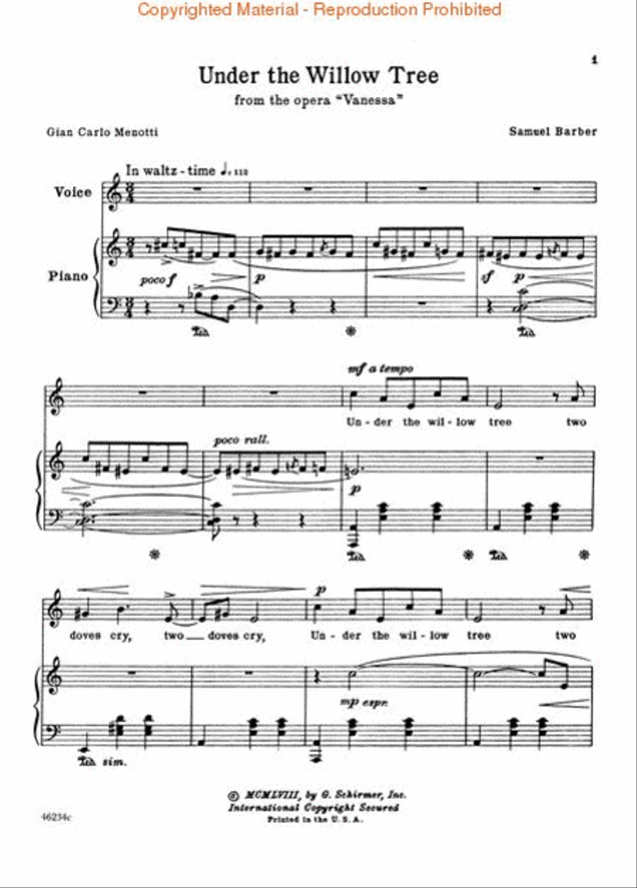 Twentieth Century Art Songs for Recital and Study Voice Solo scores gallery preview page 2