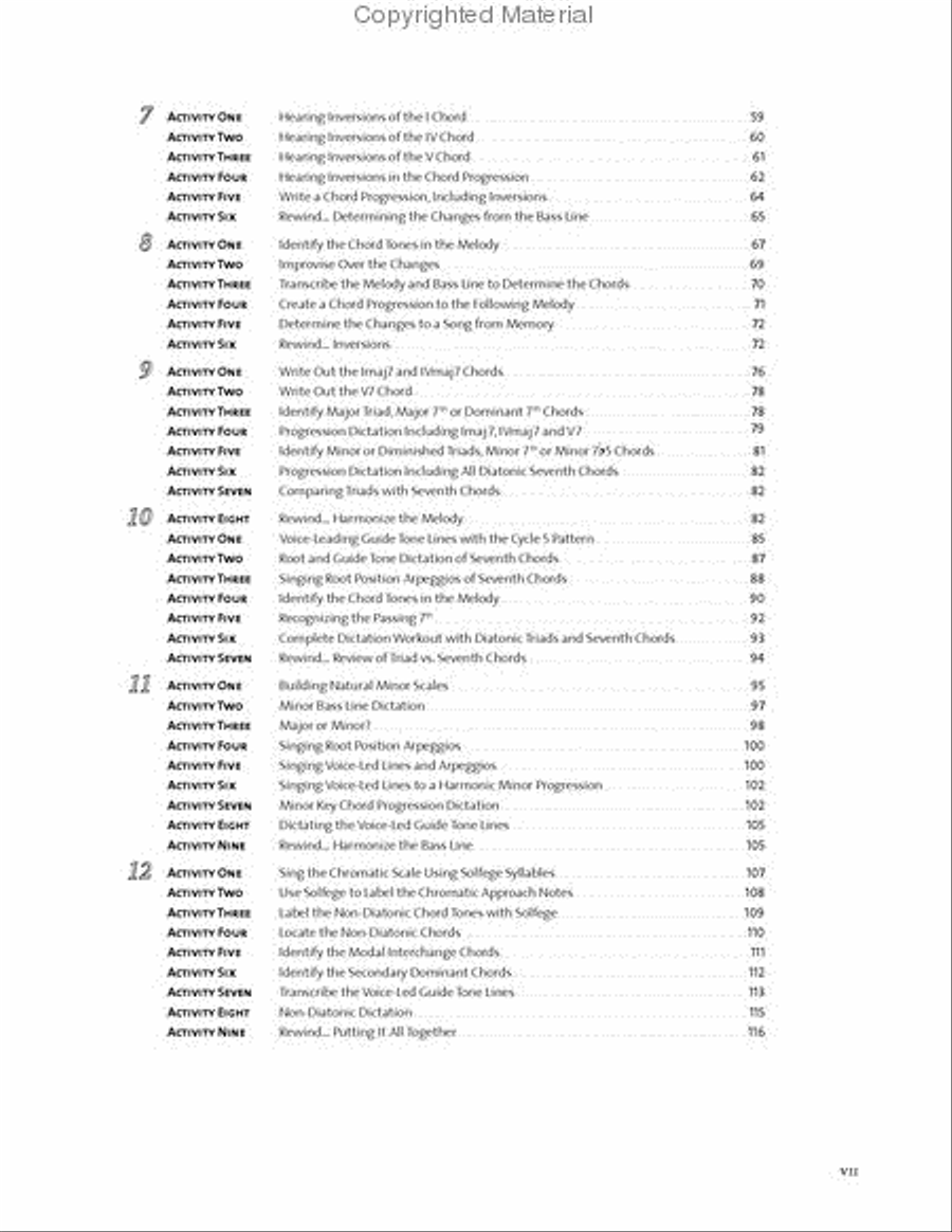 Real Easy Ear Training Book Piano scores gallery preview page 4