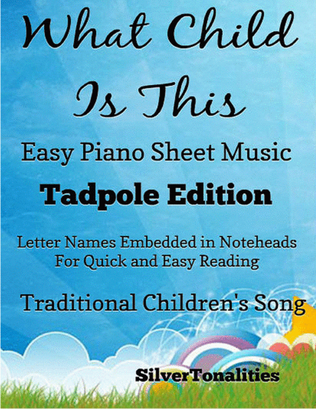 Book cover for What Child Is This Easy Piano Sheet Music 2nd Edition
