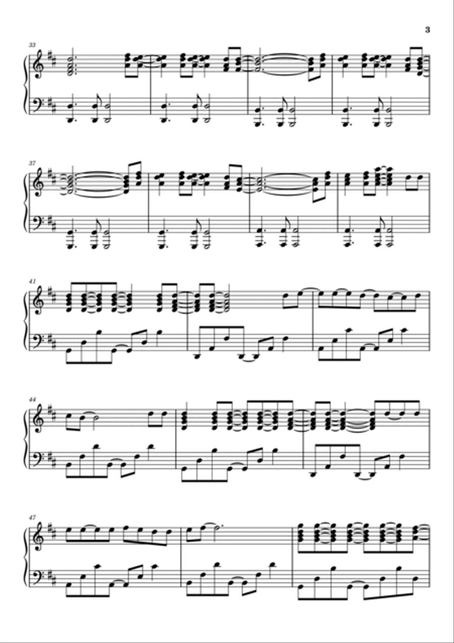 Son Of Man* Piano Solo scores gallery preview page 3