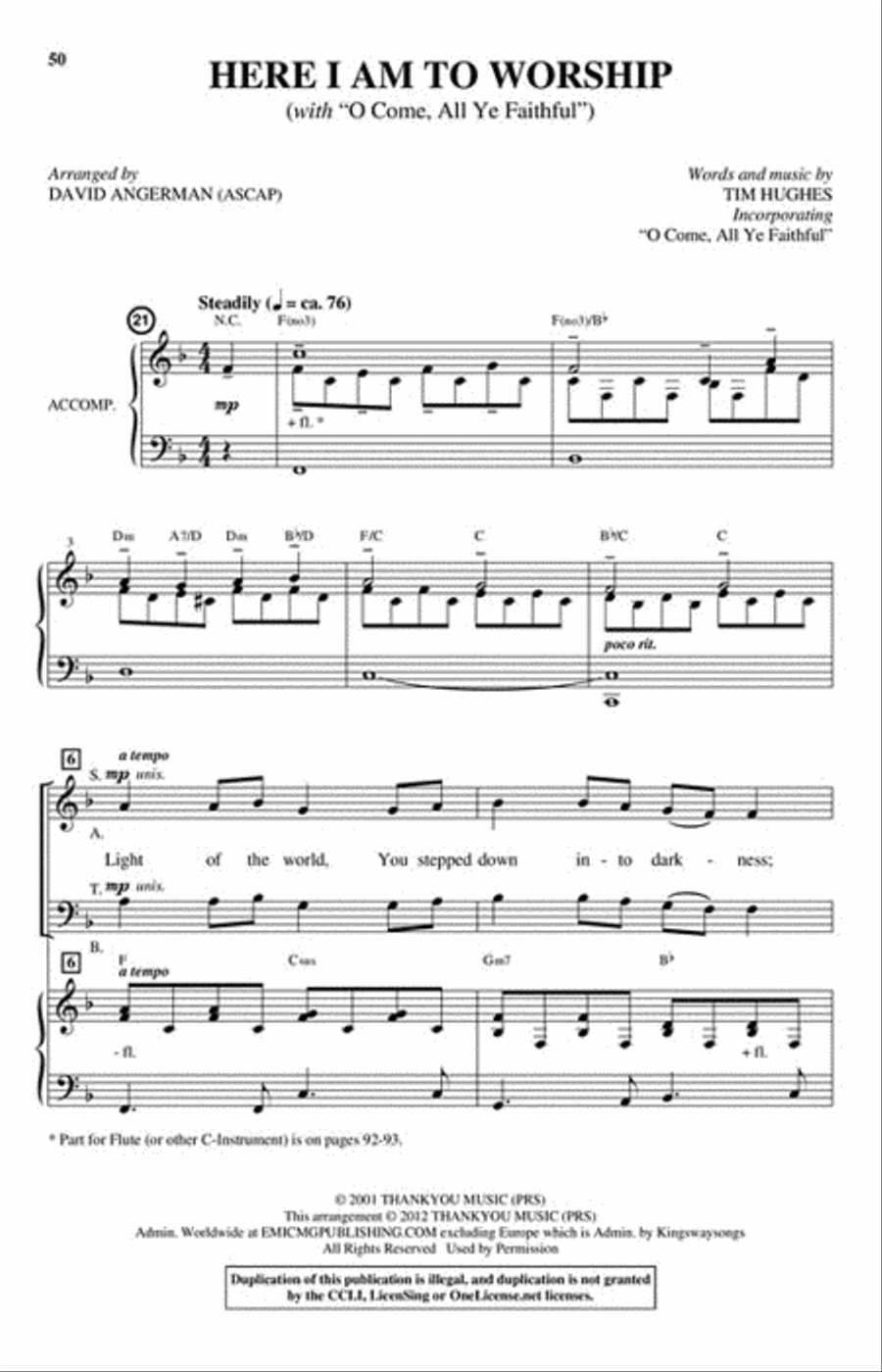 All Is Well Choir scores gallery preview page 5
