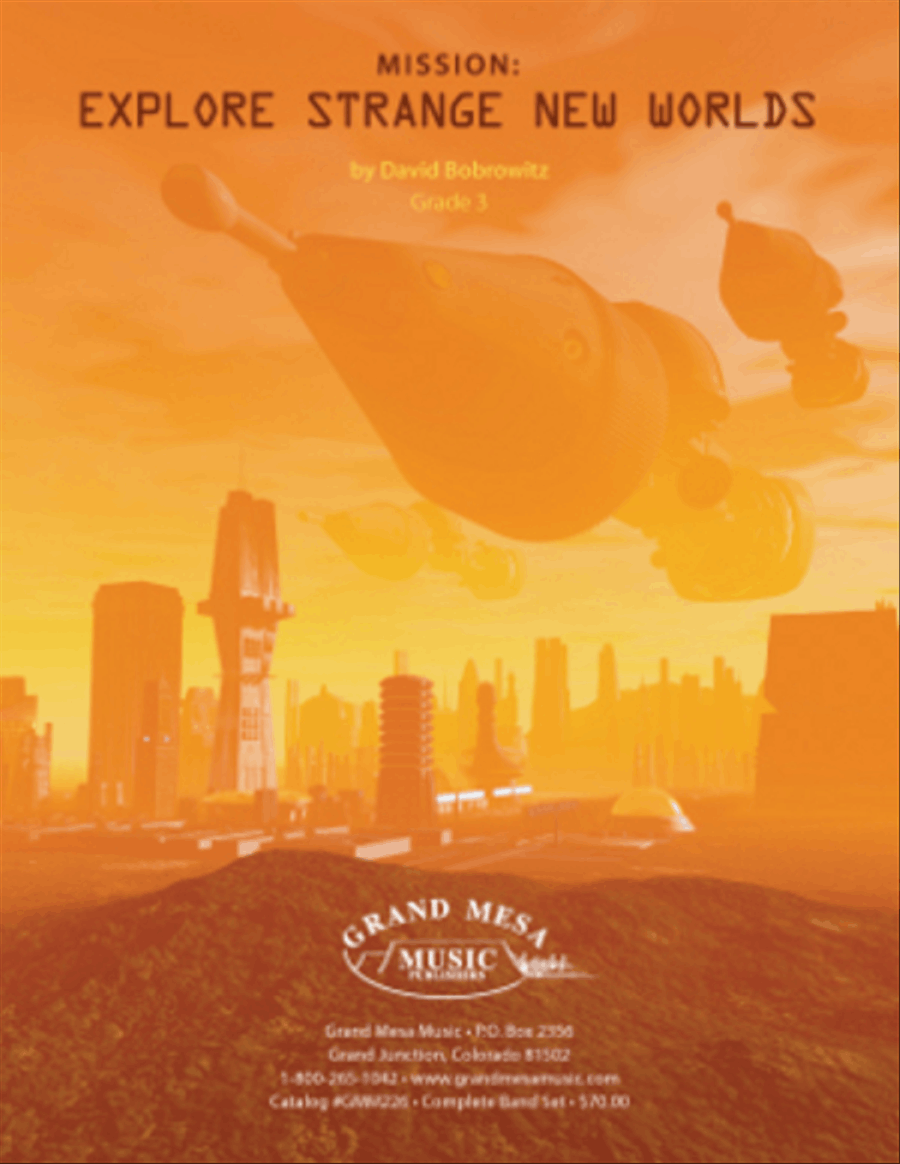 Mission: Explore Strange New Worlds Concert Band scores gallery preview page 1