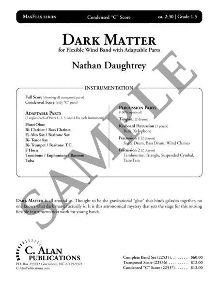 Dark Matter (4-Part Flex) image number null