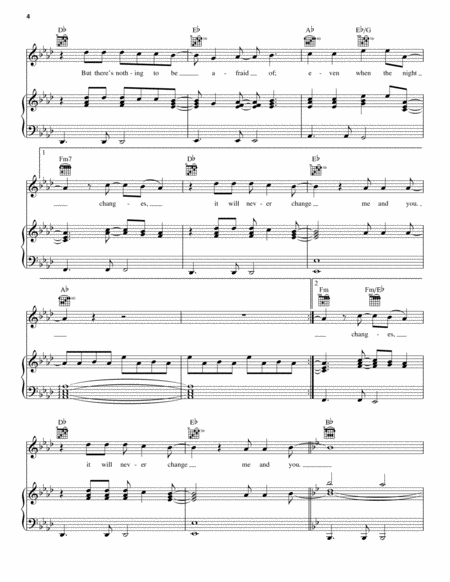 Night Changes by One Direction - Piano Solo - Digital Sheet Music