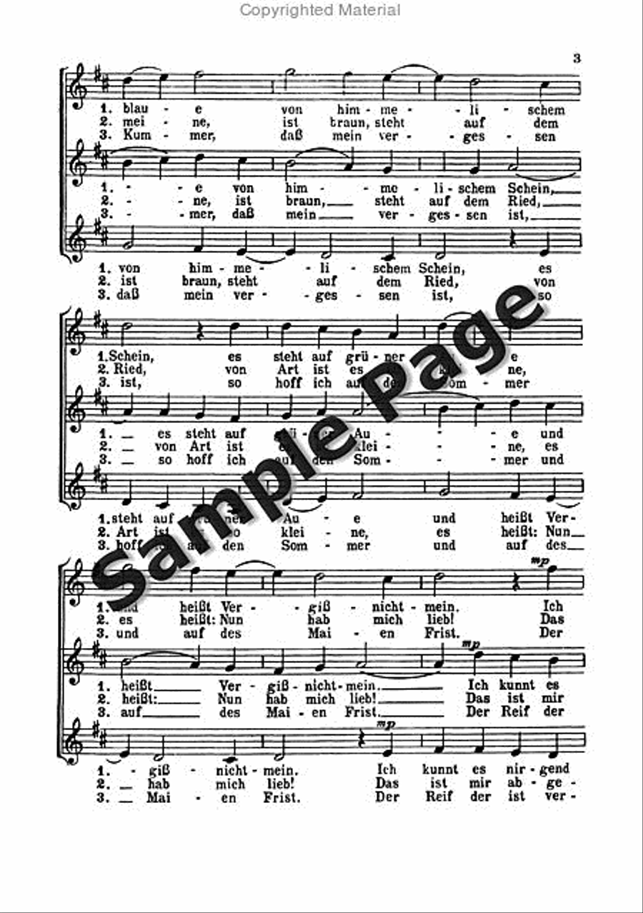 Morgenstern Women's Choir scores gallery preview page 4