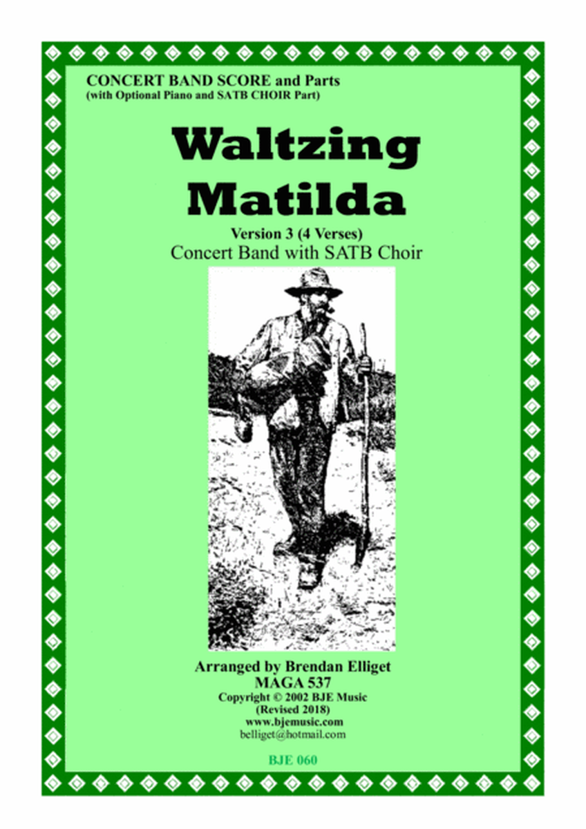 Waltzing Matilda - Concert Band with SATB Choir image number null