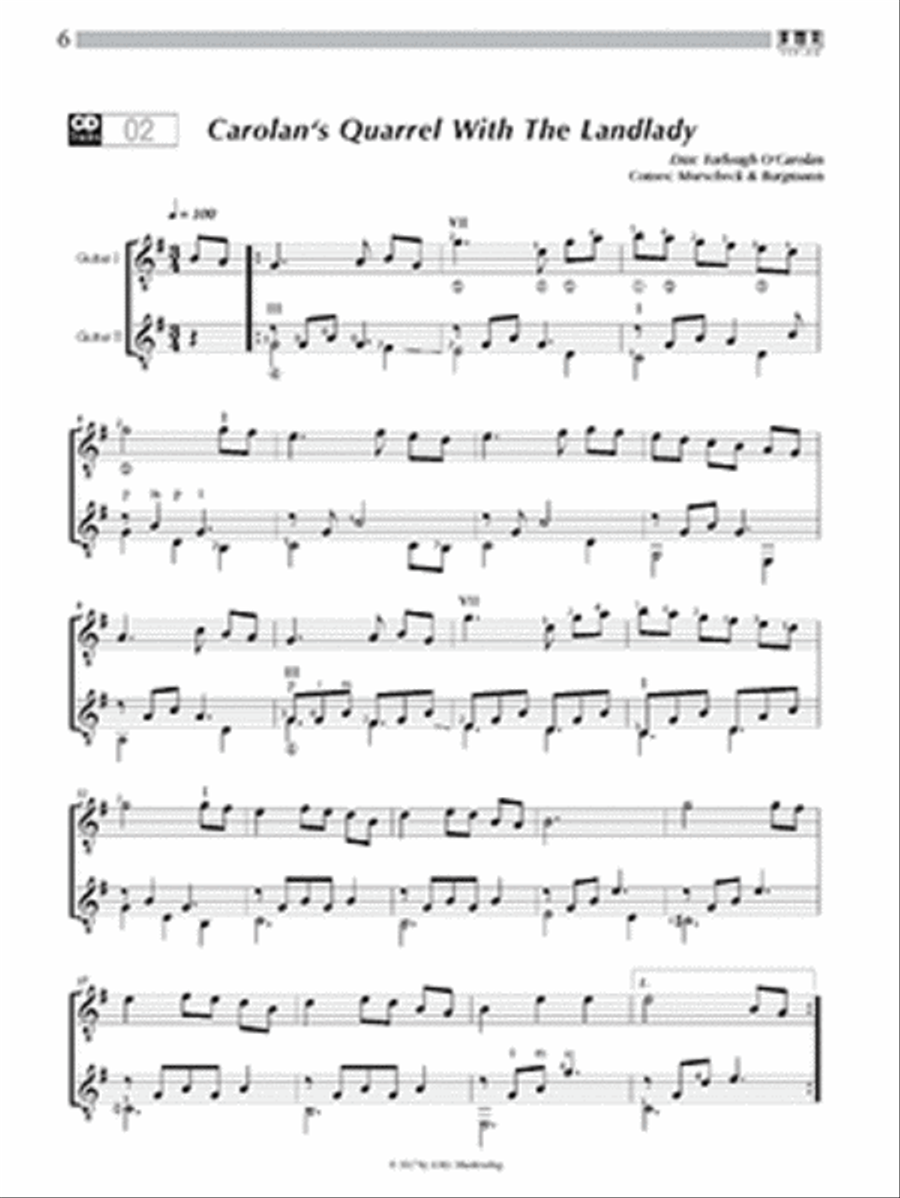 Meet O'Carolan (and His Irish Fairy Tunes) Guitar scores gallery preview page 3