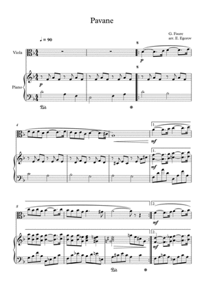 Pavane, Gabriel Faure, For Viola & Piano