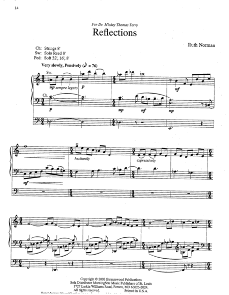 African-American Organ Music Anthology, Volume 4 Organ scores gallery preview page 3