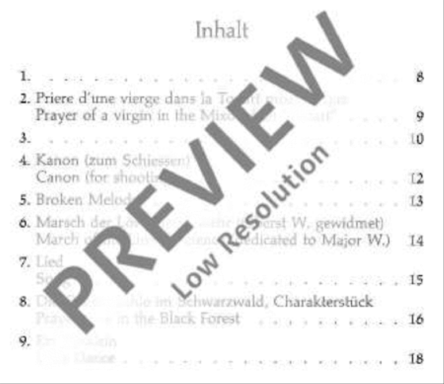 Musikalisches Blumengärtlein und Leyptziger Allerley Clarinet scores gallery preview page 8