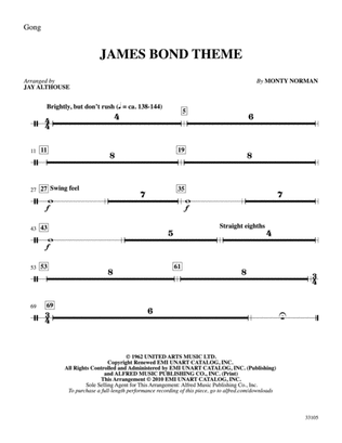 James Bond Theme: 1st Percussion