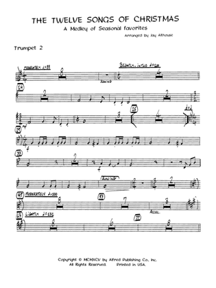 The Twelve Songs of Christmas: 2nd B-flat Trumpet